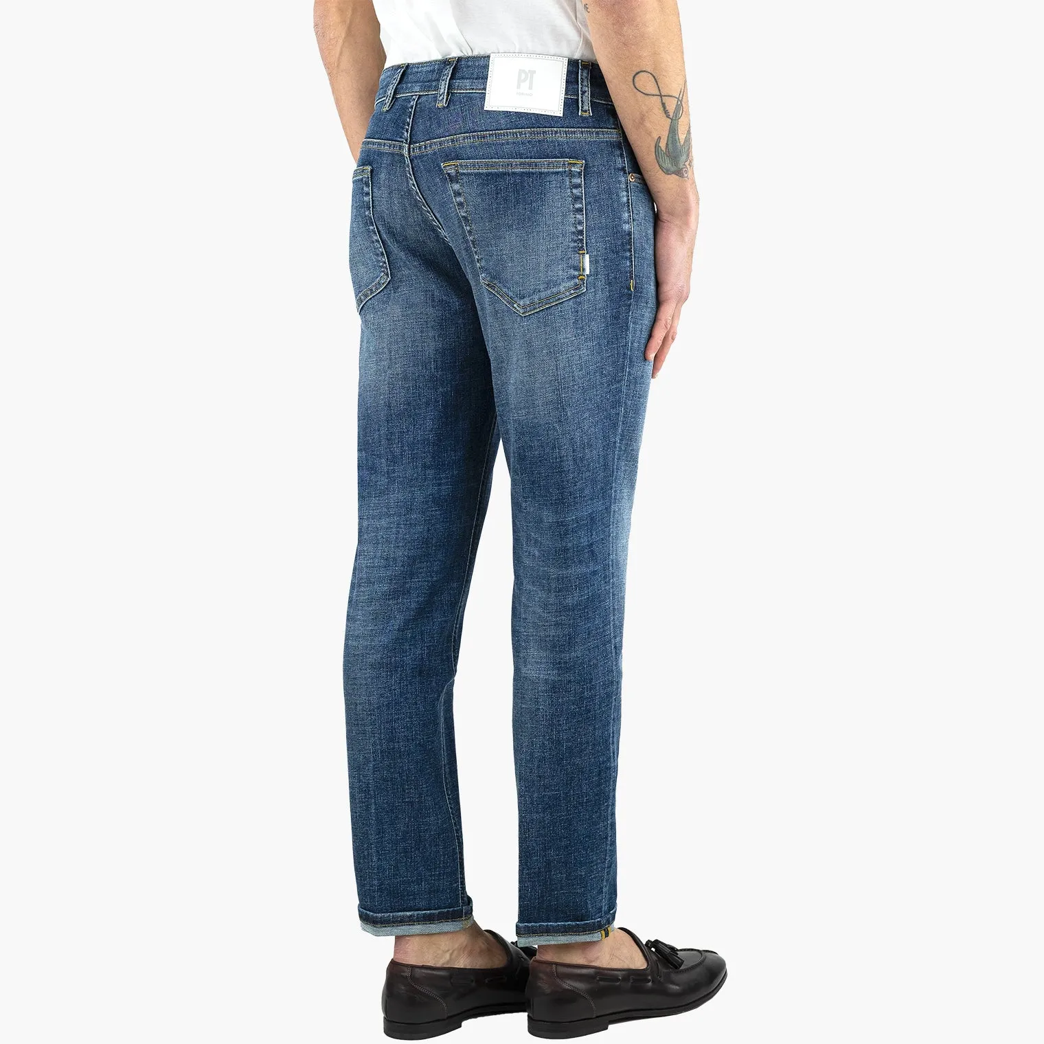 Jeans PT Torino Denim Reggae Stretch Lavaggio Medio