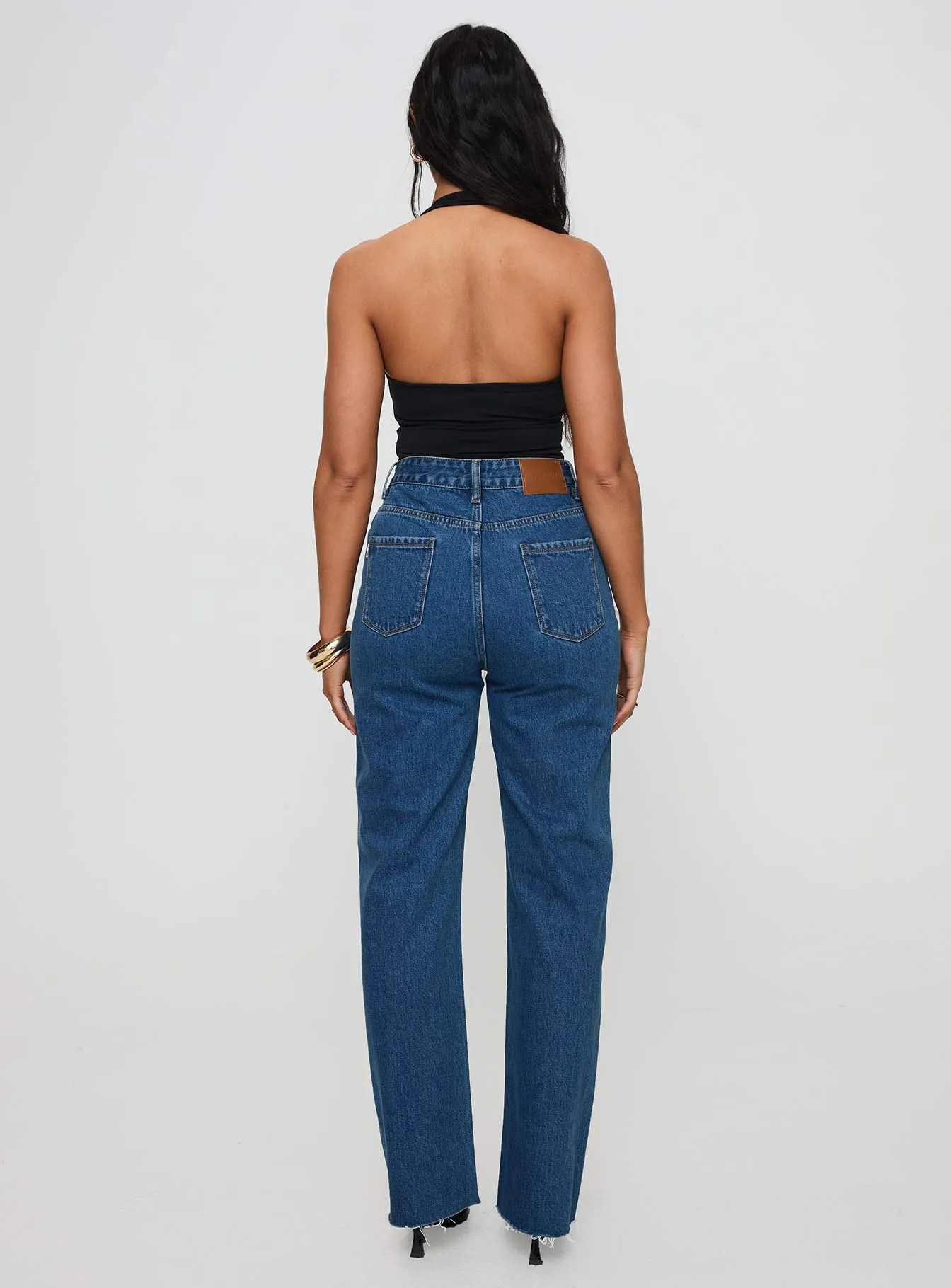 Kalinda Denim Jeans Mid Blue