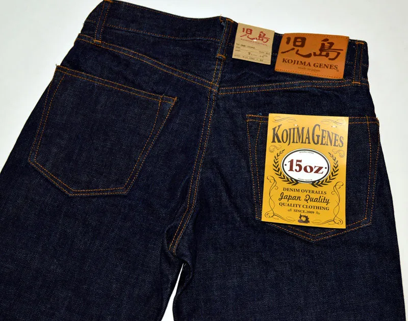 KOJIMA GENES "RNB-102RZ" 15oz Selvedge Regular Straight Zipper Fly