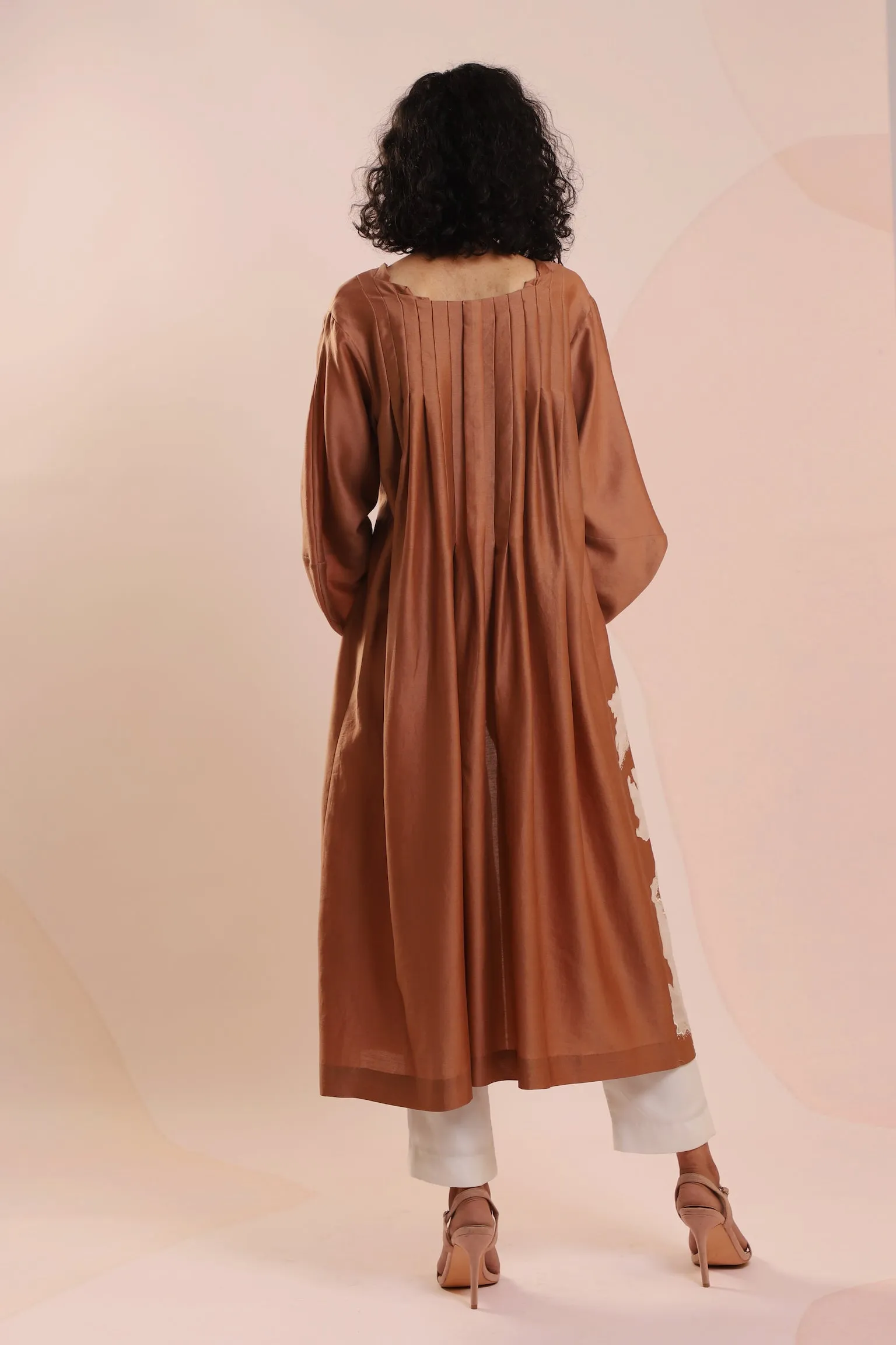 Lantern Sleeve Dress/Overlay