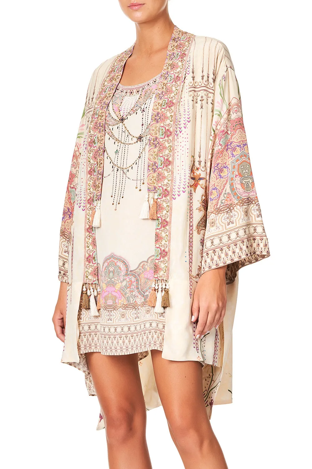 LAYERING KIMONO WITH NECK BANDS GOLDEN AGE