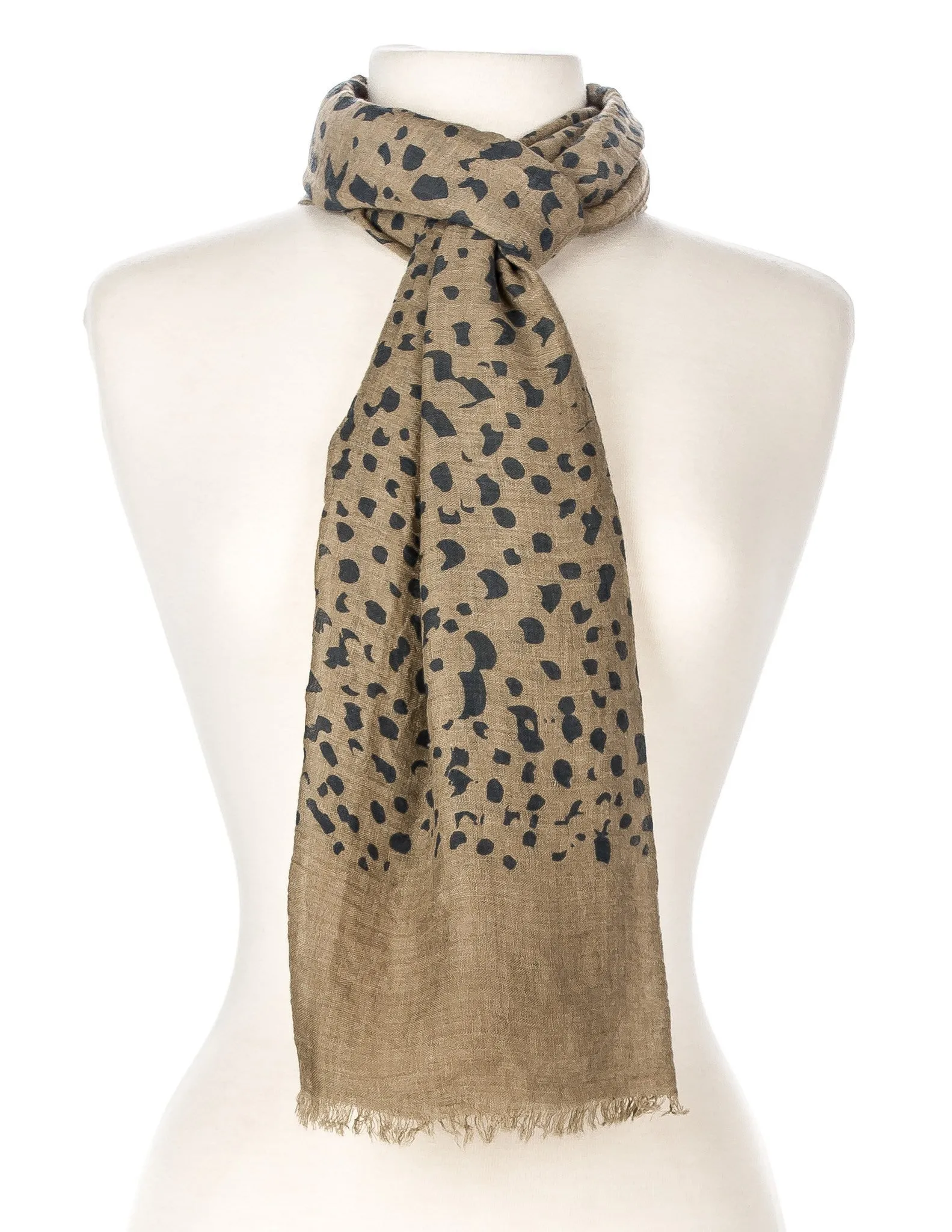 Leopard Print Spring Scarf