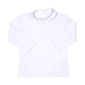 Lettuce Edge Turtleneck White