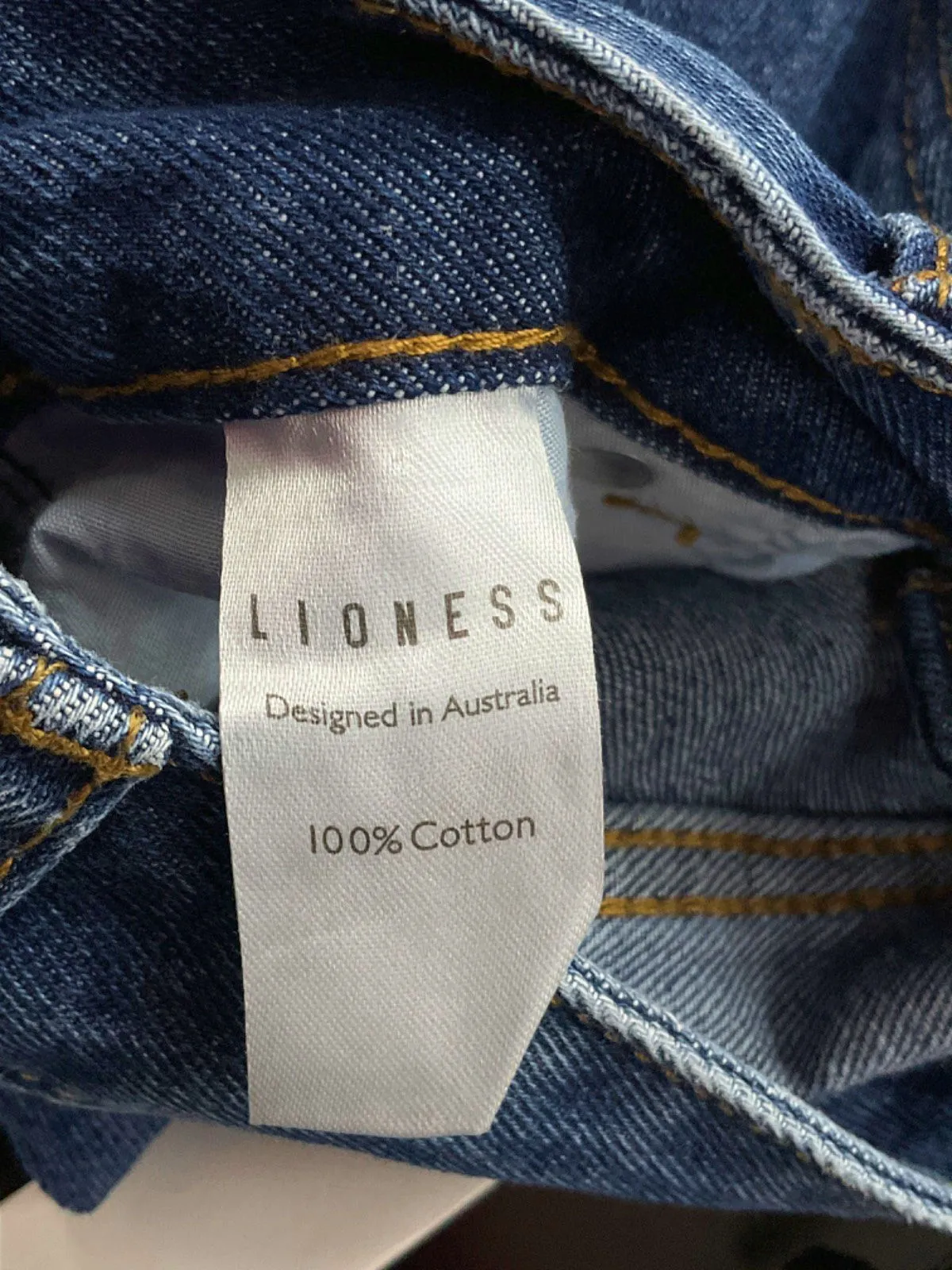 Lioness Blue Denim Jeans UK XS