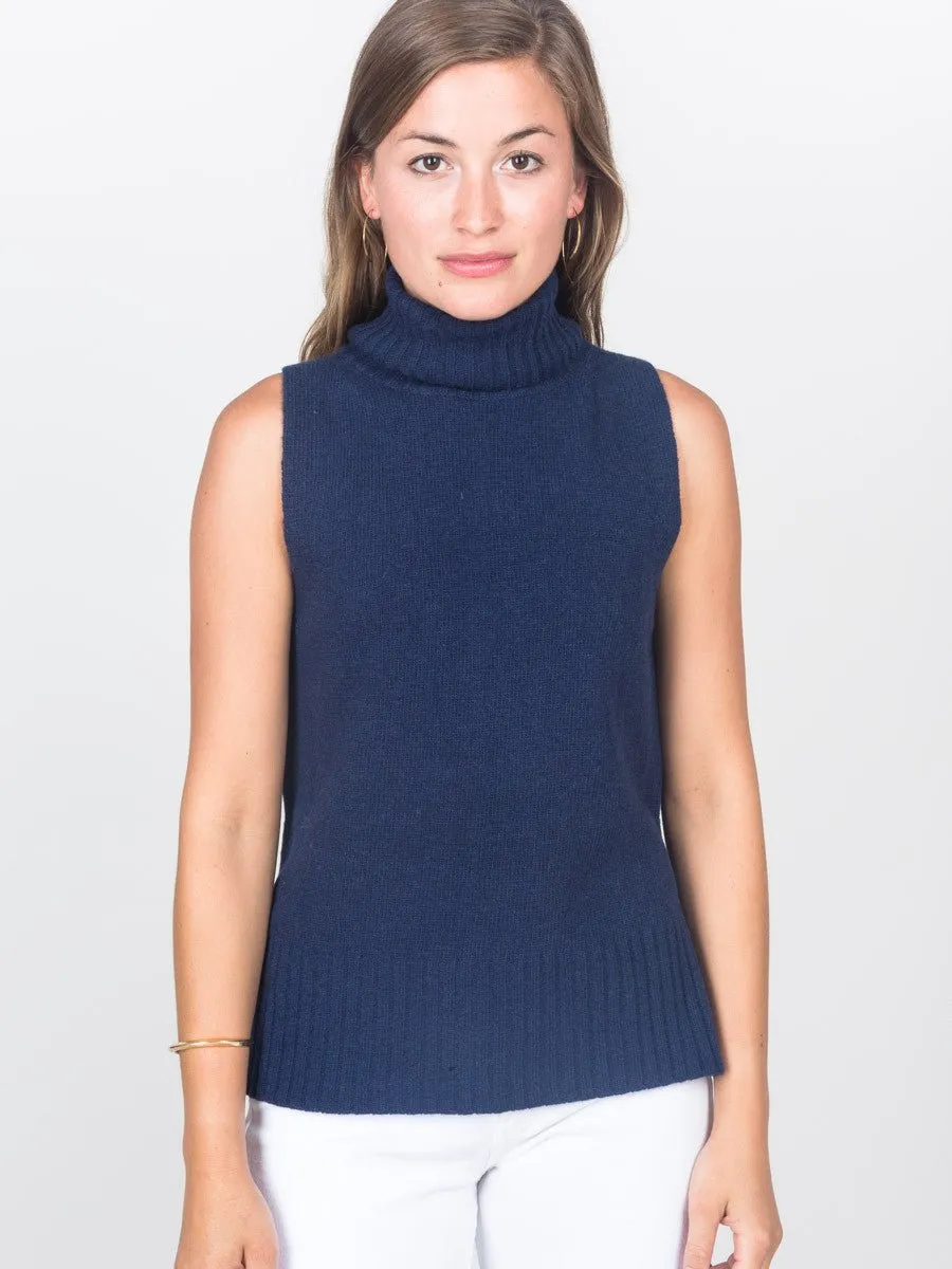 lister turtleneck - blue