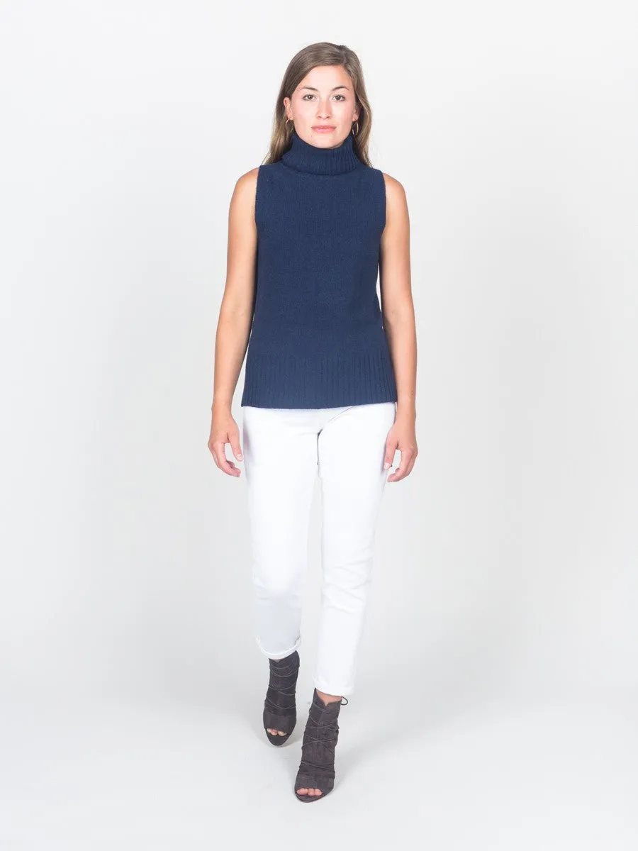 lister turtleneck - blue