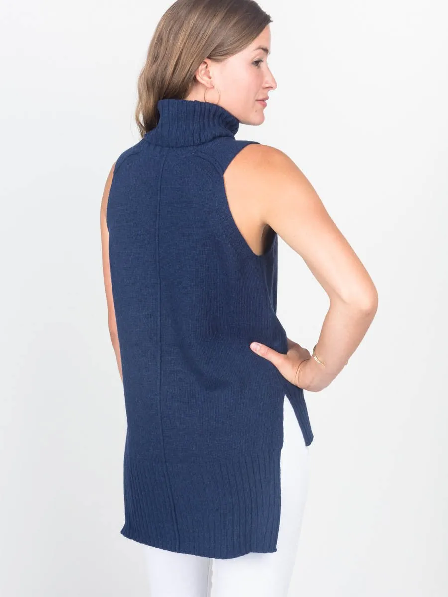 lister turtleneck - blue