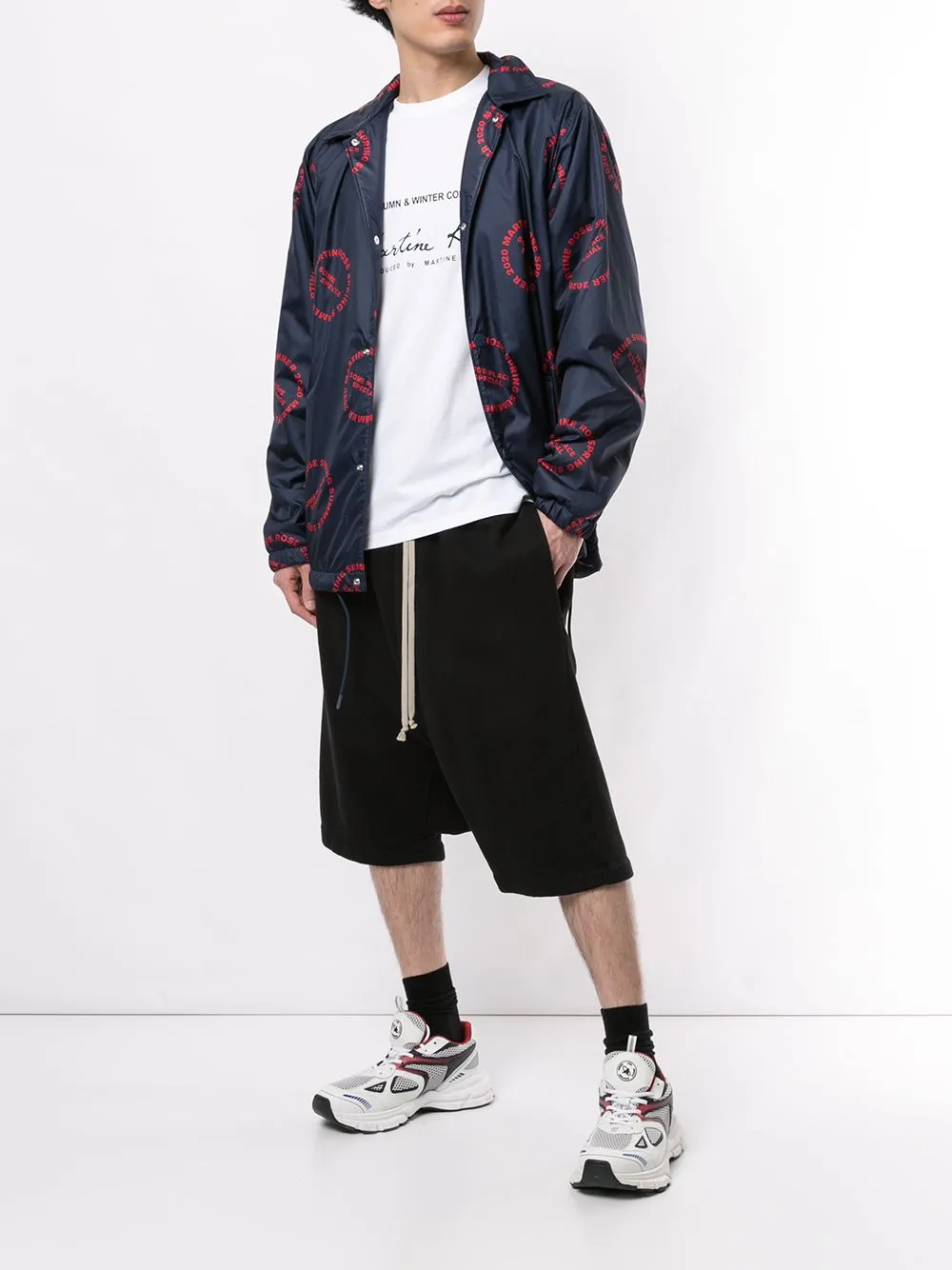 Logo Print Bomber Jacket