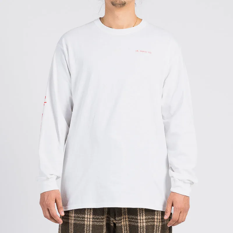 Long Sleeve Logo T-Shirt - White