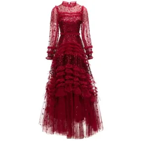 Luxurious Sequins Women's Cocktail & Party Dress