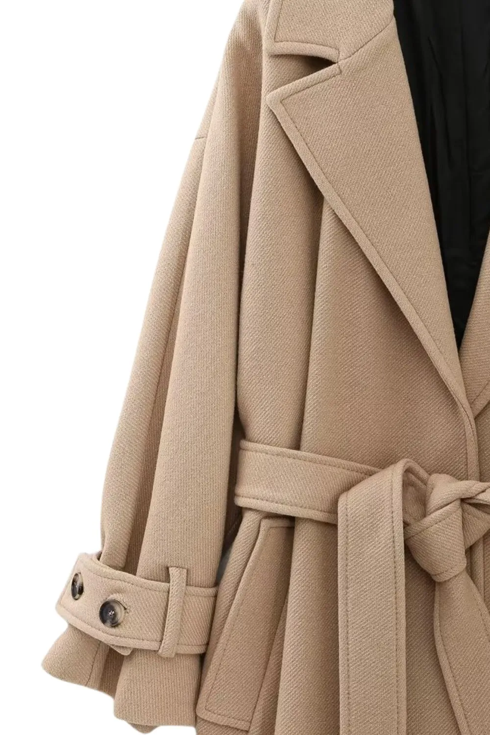  'Madison' Elegant Belted Long Coat