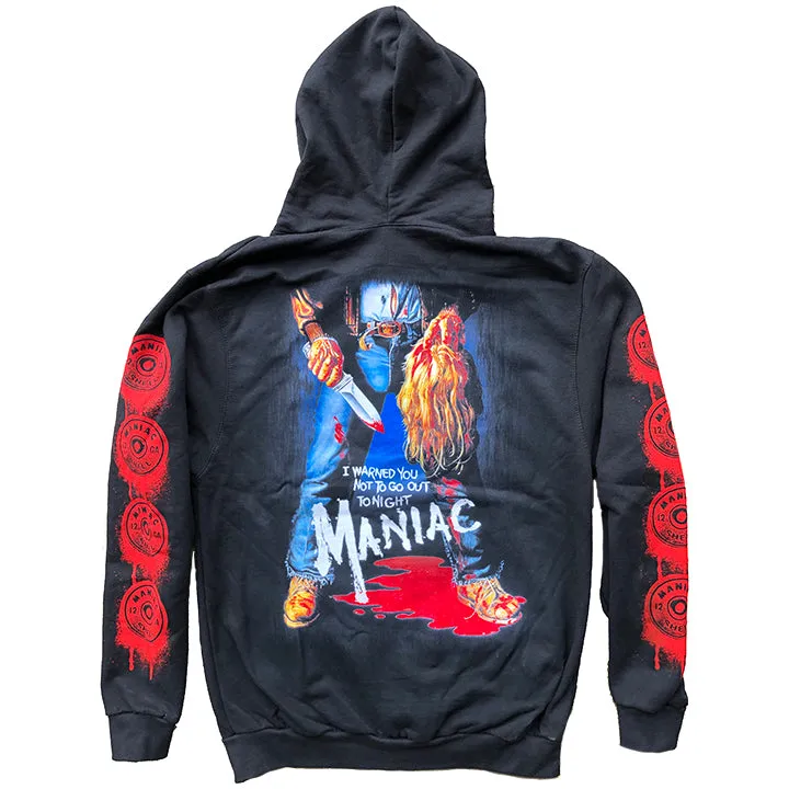 MANIAC POSTER ZIP HOODIE