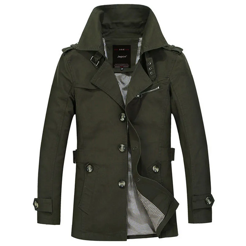 Men's Autumn / Spring Comfortable Overcoat