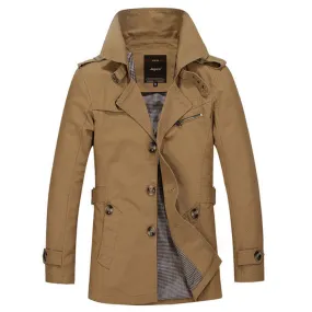 Men's Autumn / Spring Comfortable Overcoat