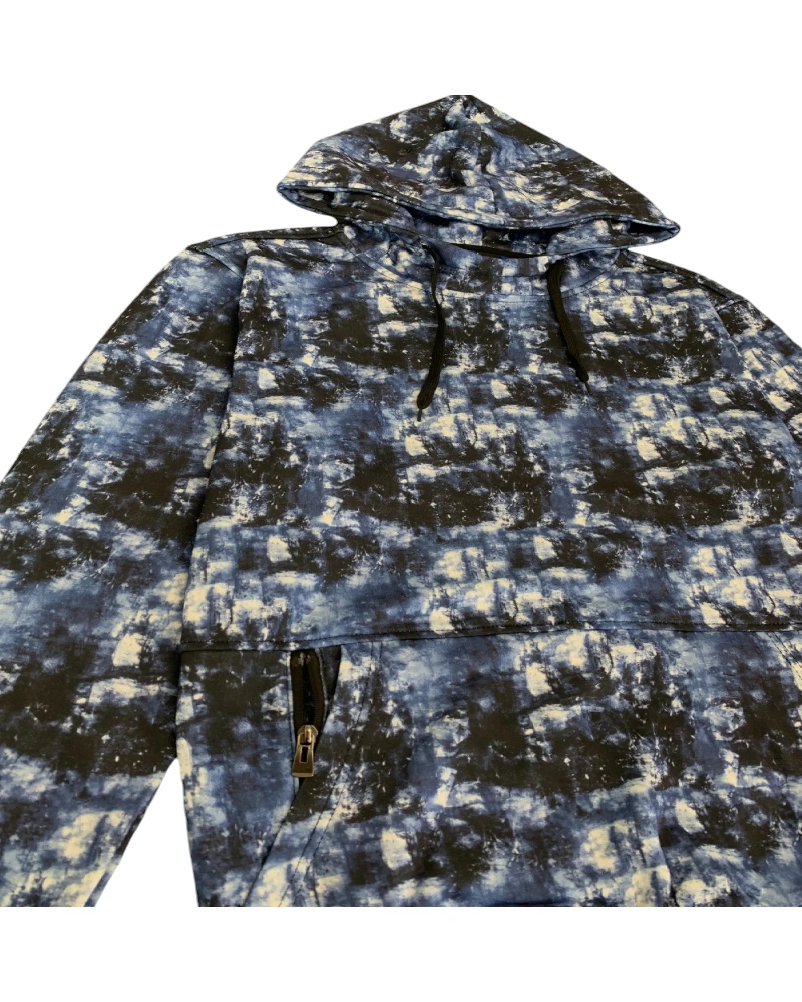 Men’s Printed Color Full Sleeves Spring Wear Pullover Hoodie