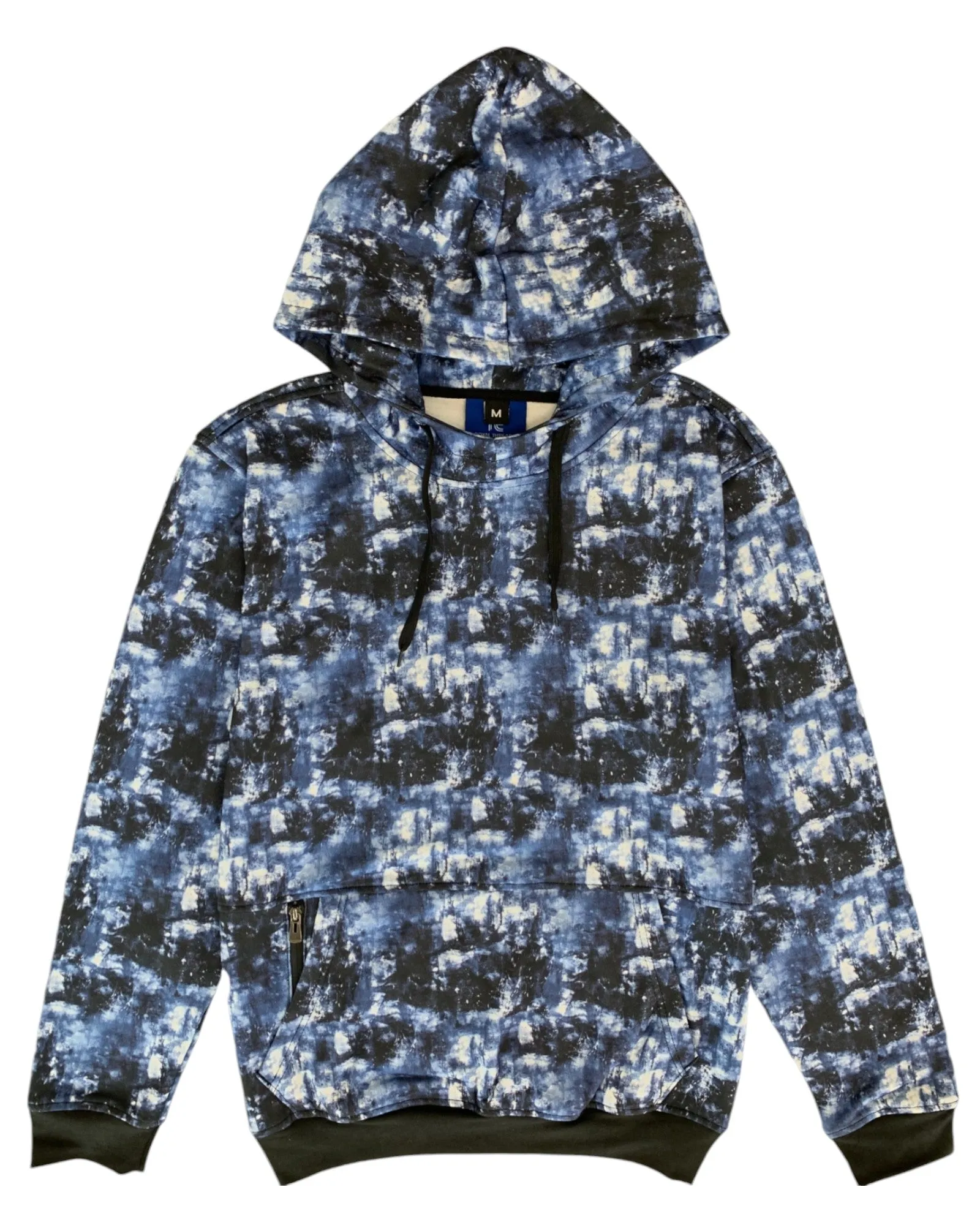 Men’s Printed Color Full Sleeves Spring Wear Pullover Hoodie