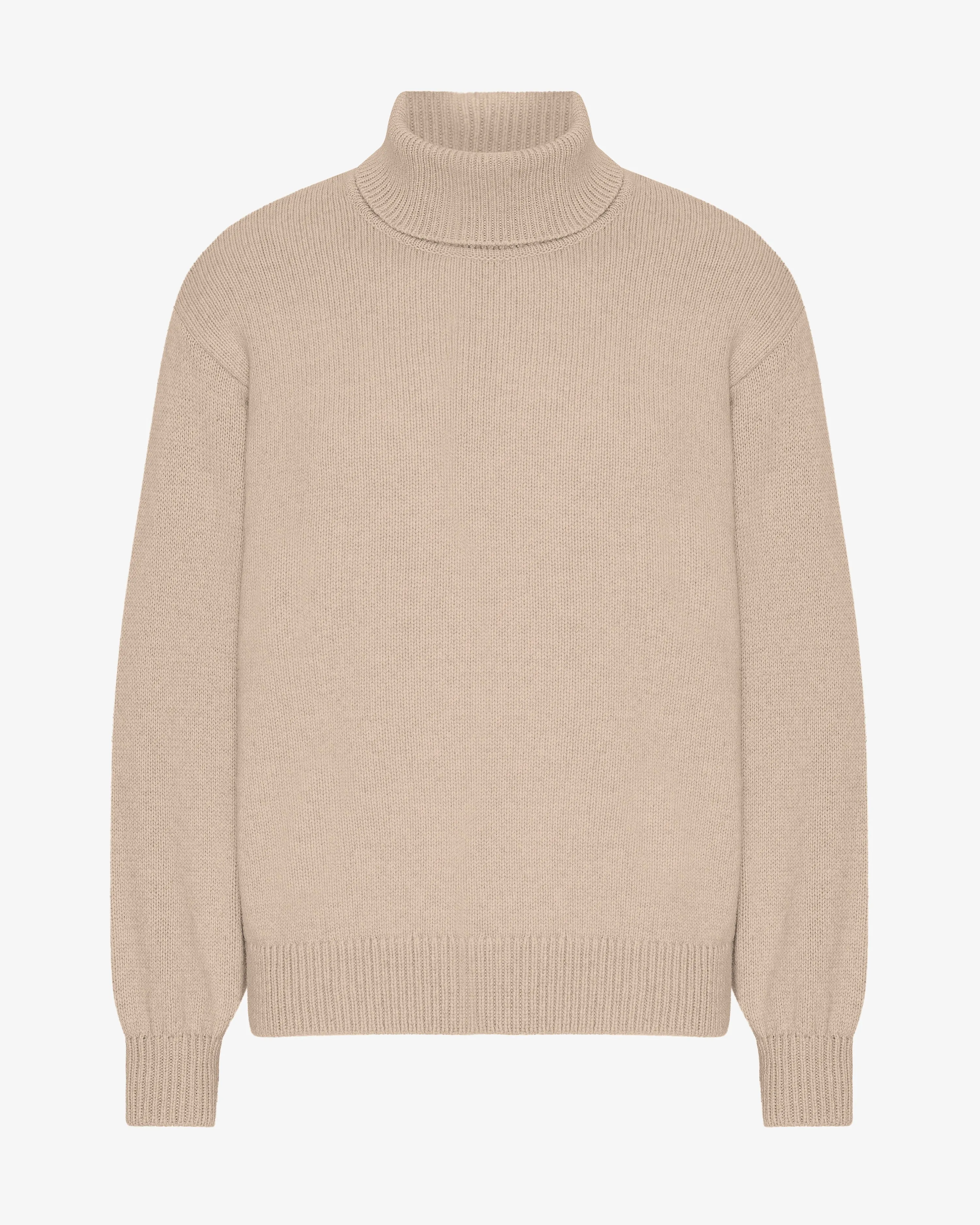 Merino Wool Turtleneck - Ivory White