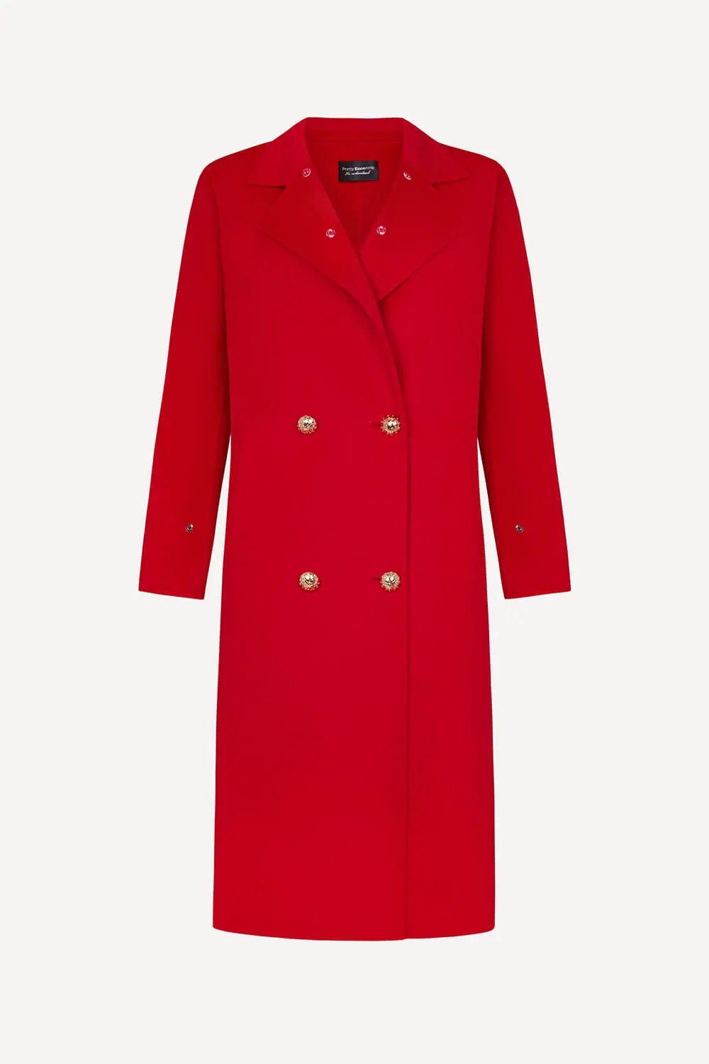 Million dollar baby coat in red