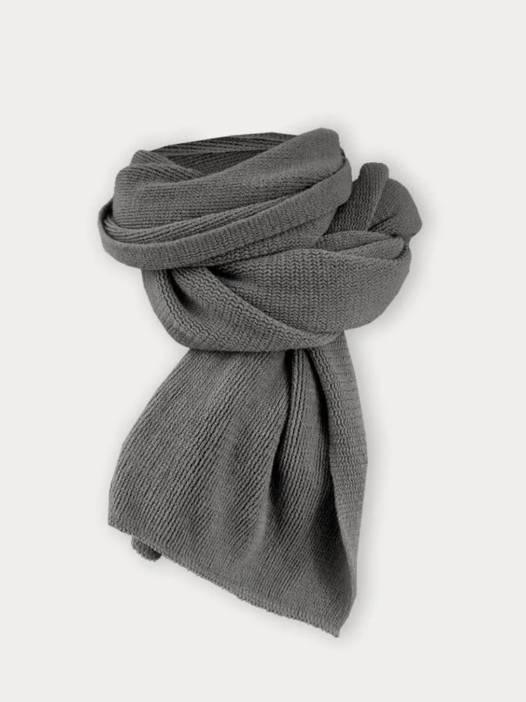 Minimalist Warm Knit Scarf