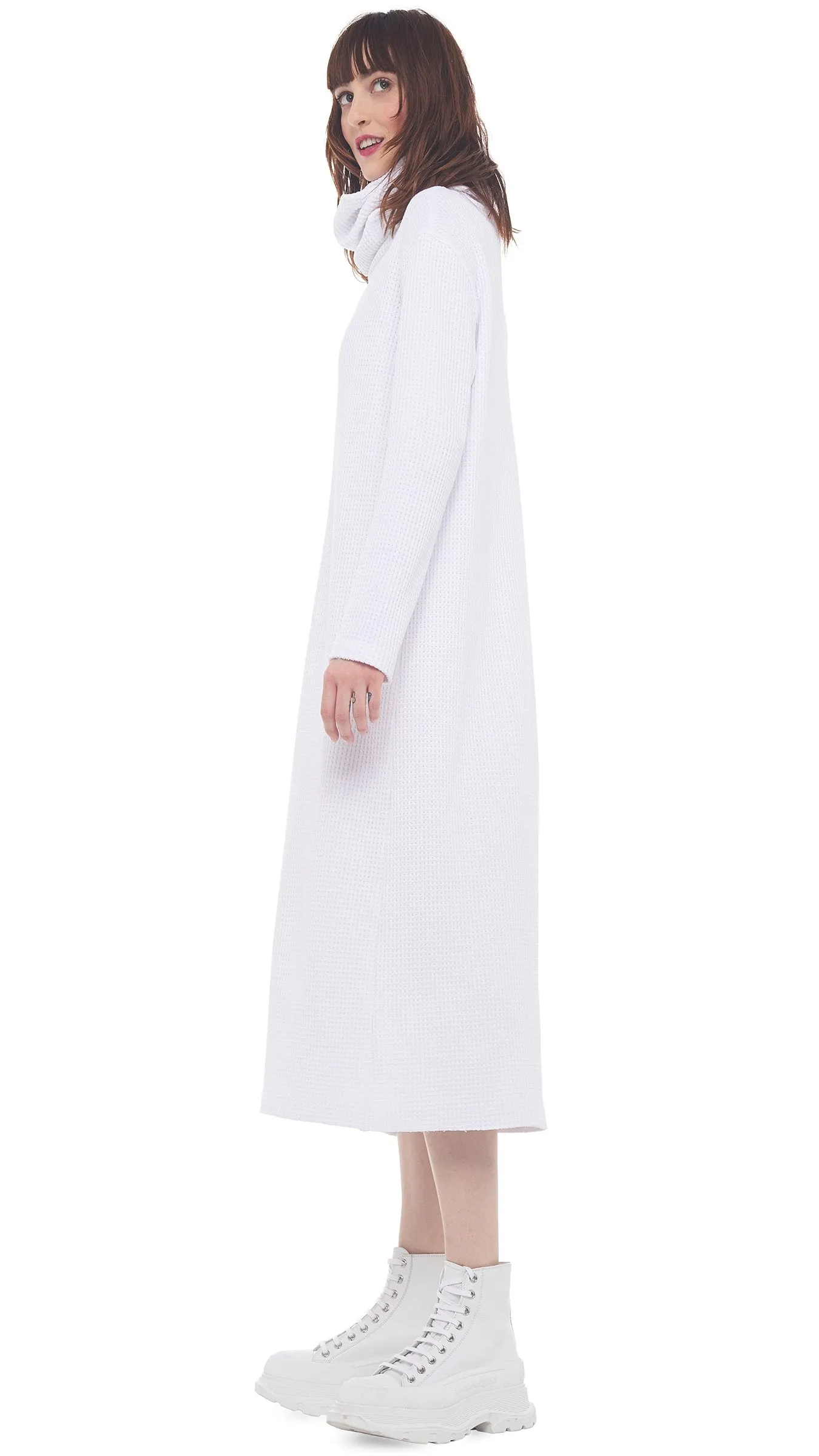 Norma Kamali OVERSIZED TURTLENECK DRESS