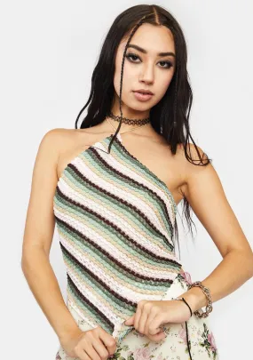 Nothing To Hide Knit Halter Top