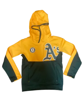 OAKLAND A'S Youth Hoodie-Yellow/Green