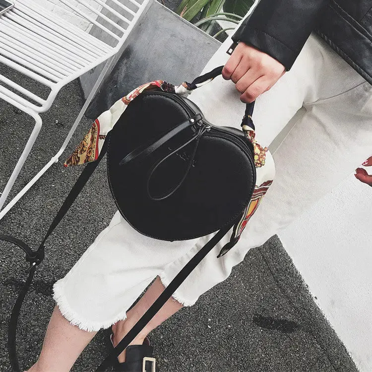 Peach Scarf Shoulder Bag