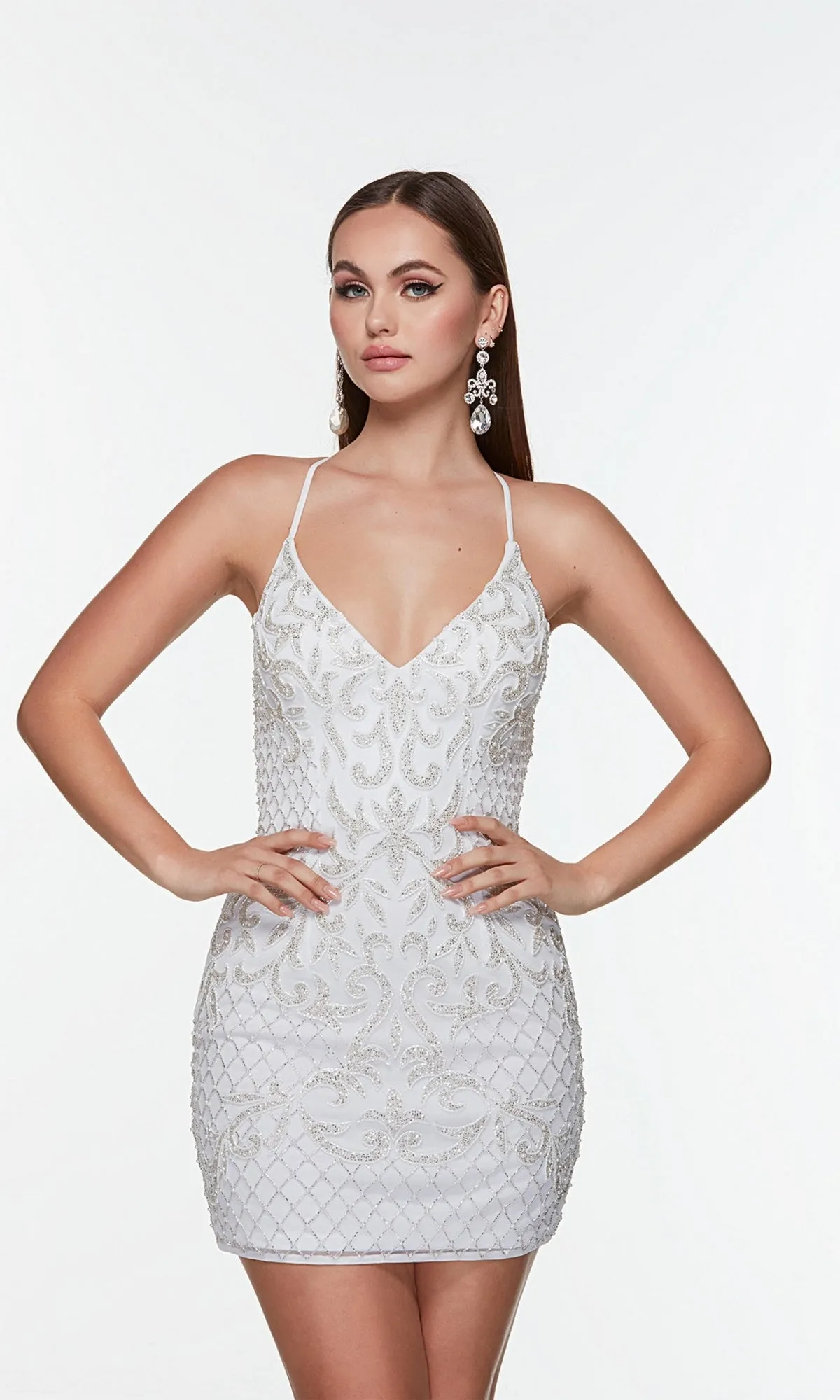 Short Dress By Alyce For Homecoming 4506