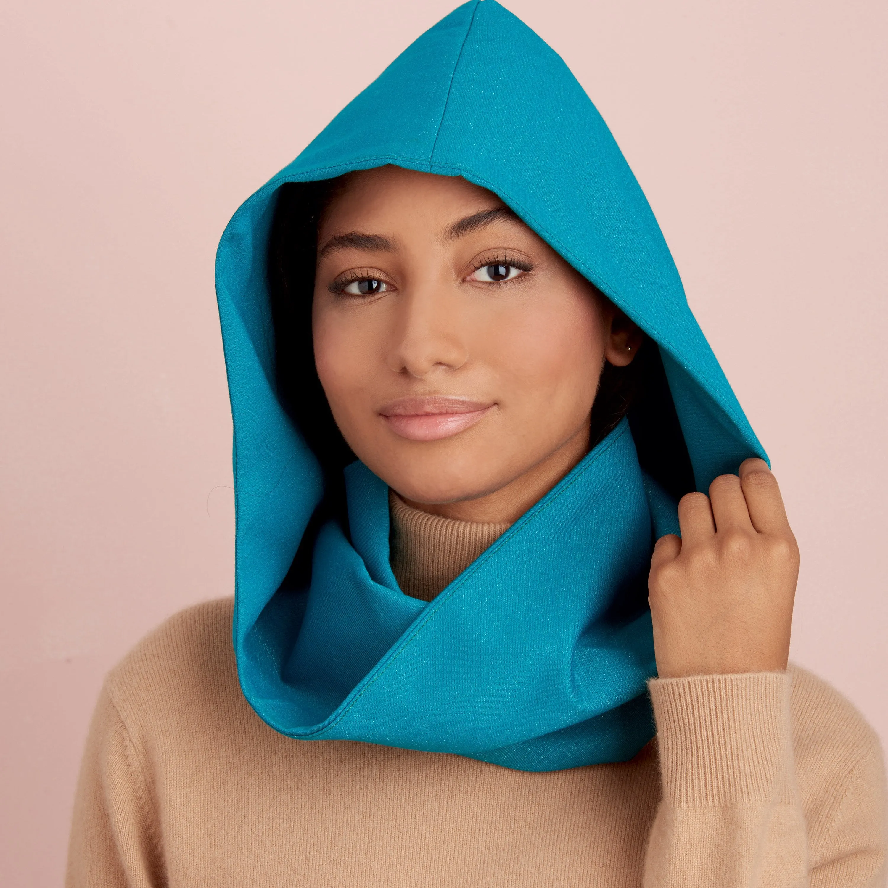 Simplicity Sewing Pattern 9368 Hat and Mask Sets, Hooded Infinity Scarf and Mask