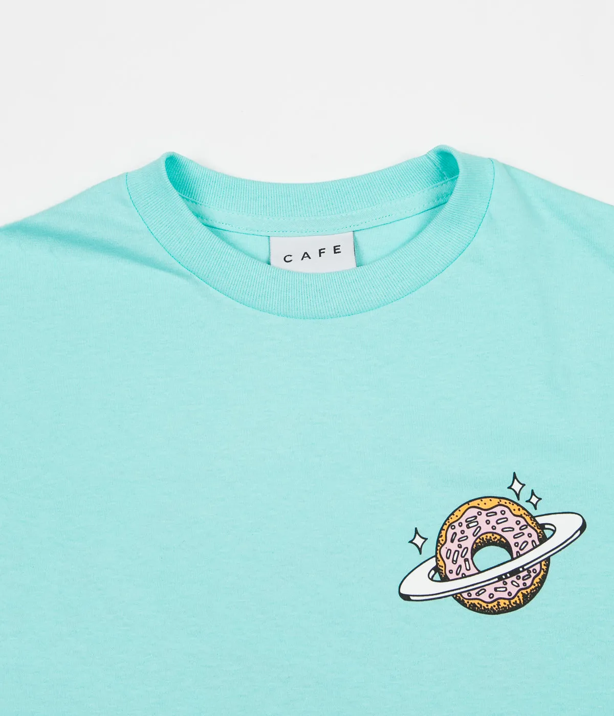 Skateboard Cafe Planet Donut Long Sleeve T-Shirt - Icing Blue