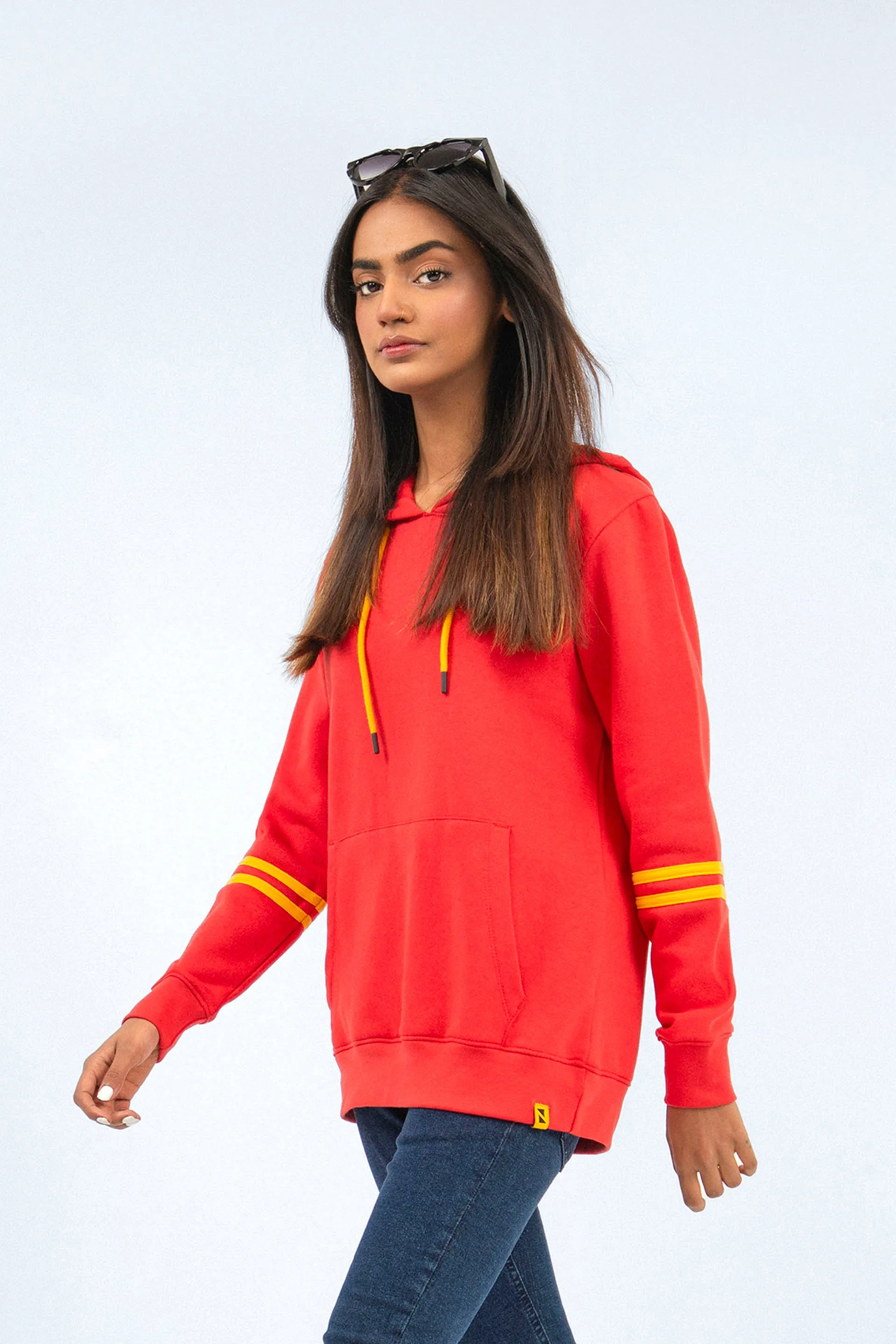 Sports Hoodie Red