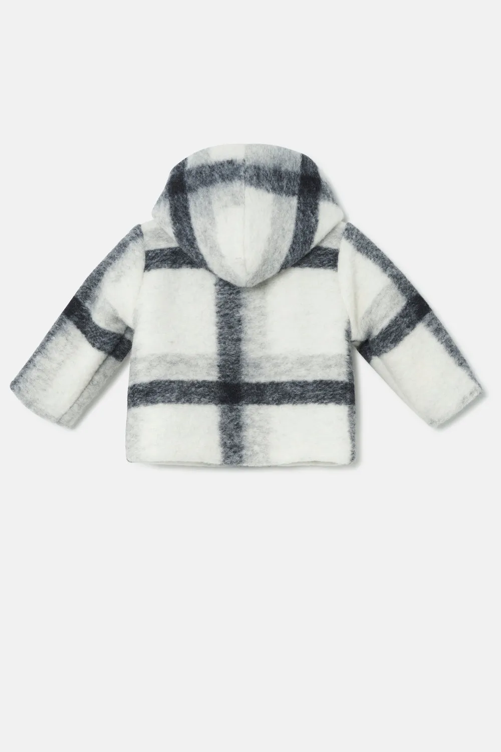 Sweet plaid baby coat