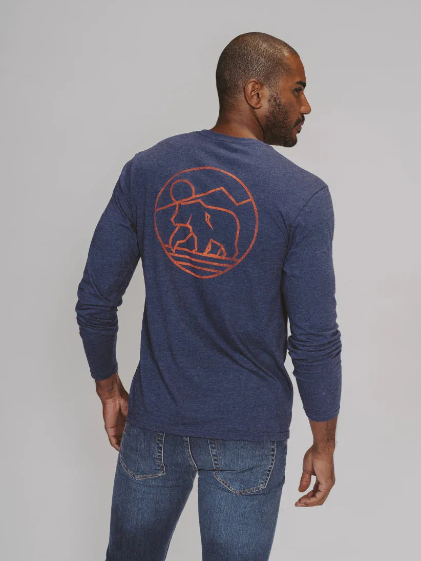 The Normal Brand | Mountain Bear Long Sleeve T-Shirt | Men's