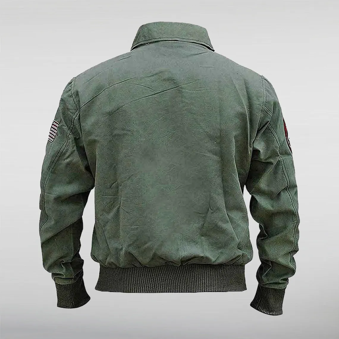 Tom Cruise Maverick Top Gun Green Jacket