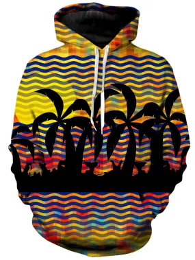 Trippy Tropical Nights Unisex Hoodie