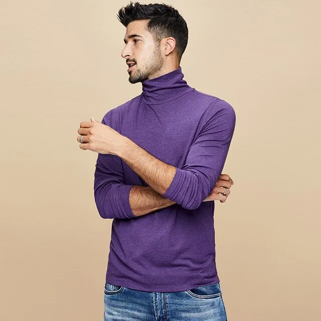 Turtleneck T-shirt Long sleeve