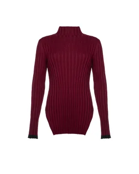 Turtleneck With Contrasting Edging