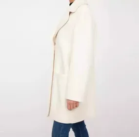 White Wool Jackets & Coat