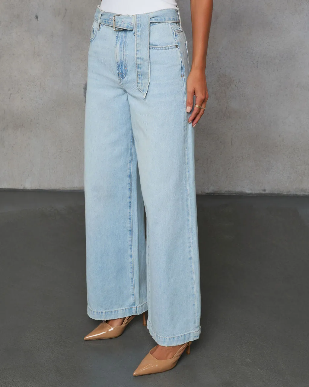 Wild Breeze High Rise Wide Leg Jeans