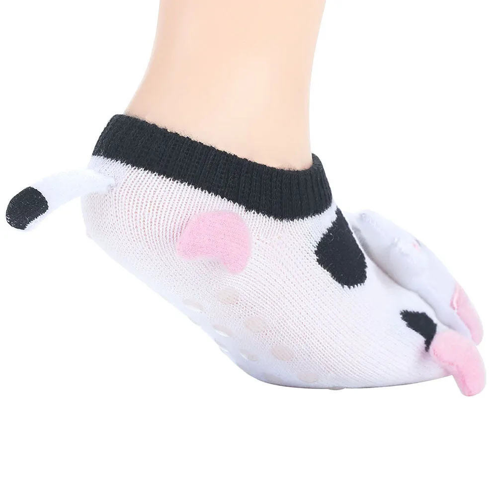 Wild Habitat Baby Non-Slip socks-Cow Pattern