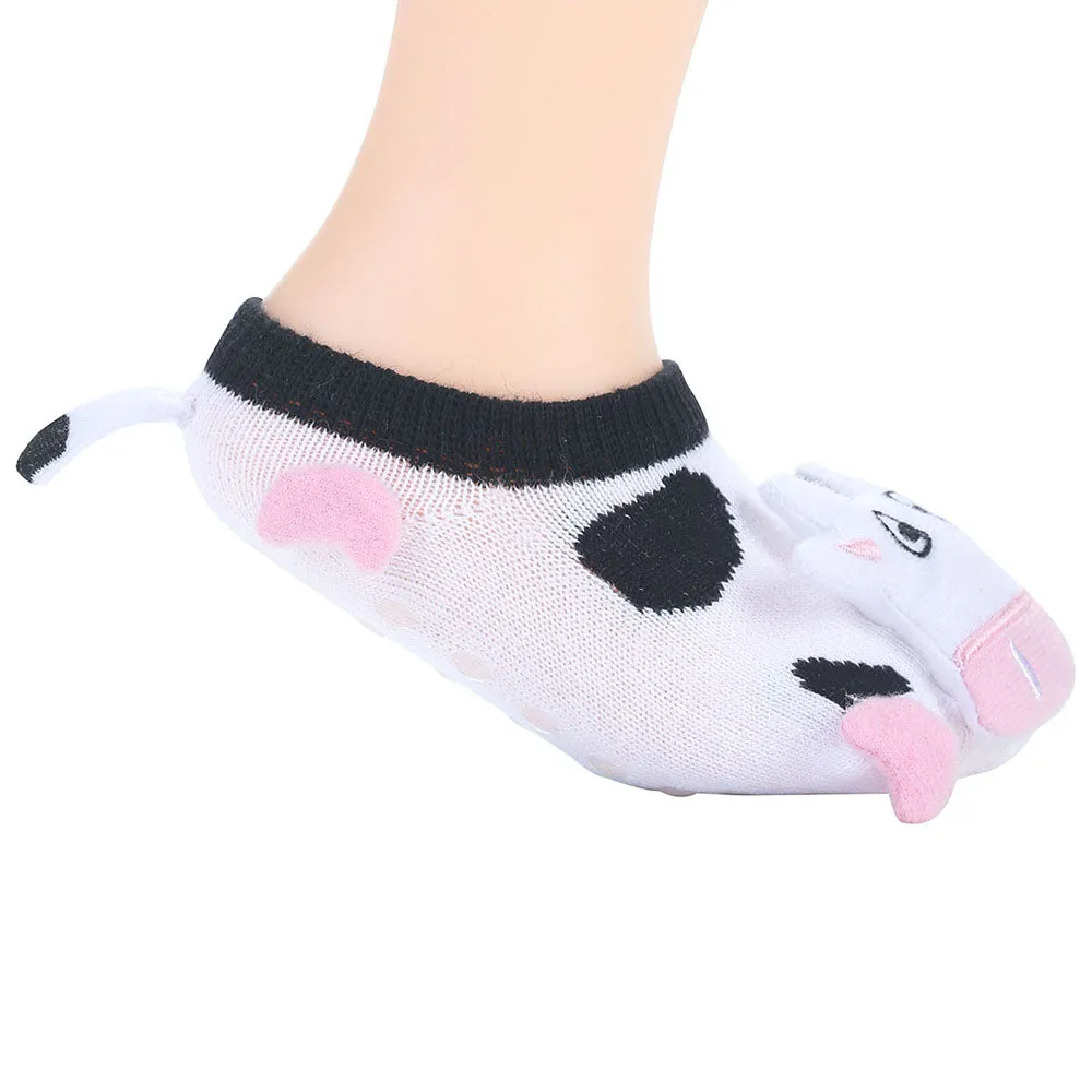 Wild Habitat Baby Non-Slip socks-Cow Pattern