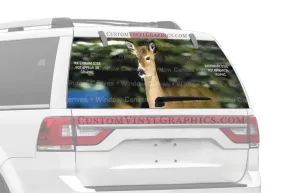 Winter Doe Rear Window Decal