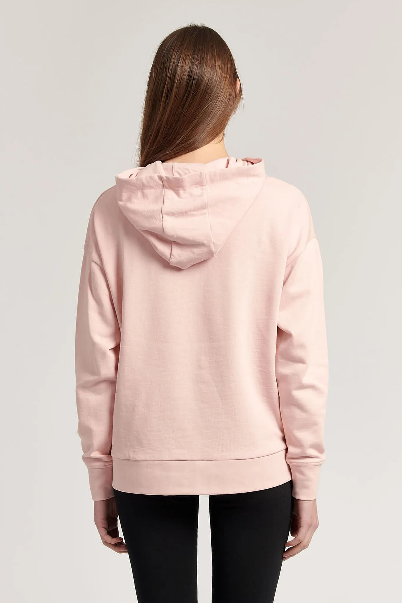 Womens Oversized Hoodie in Peachskin