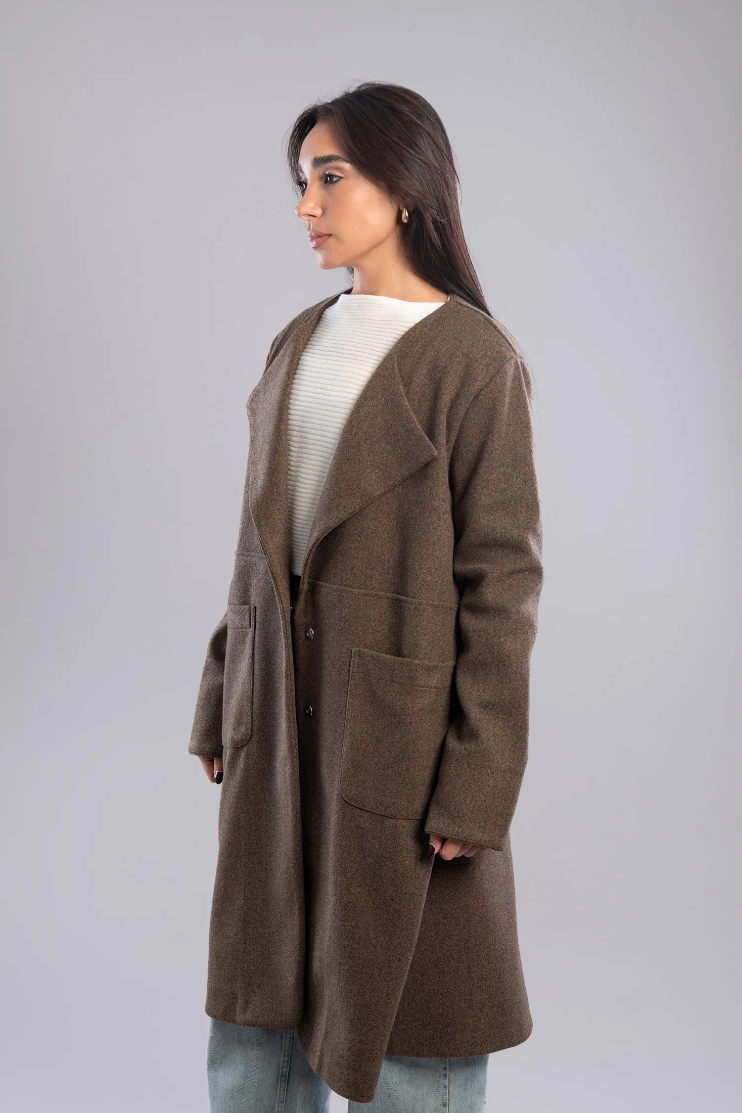 Wool Blend Overcoat - Allura