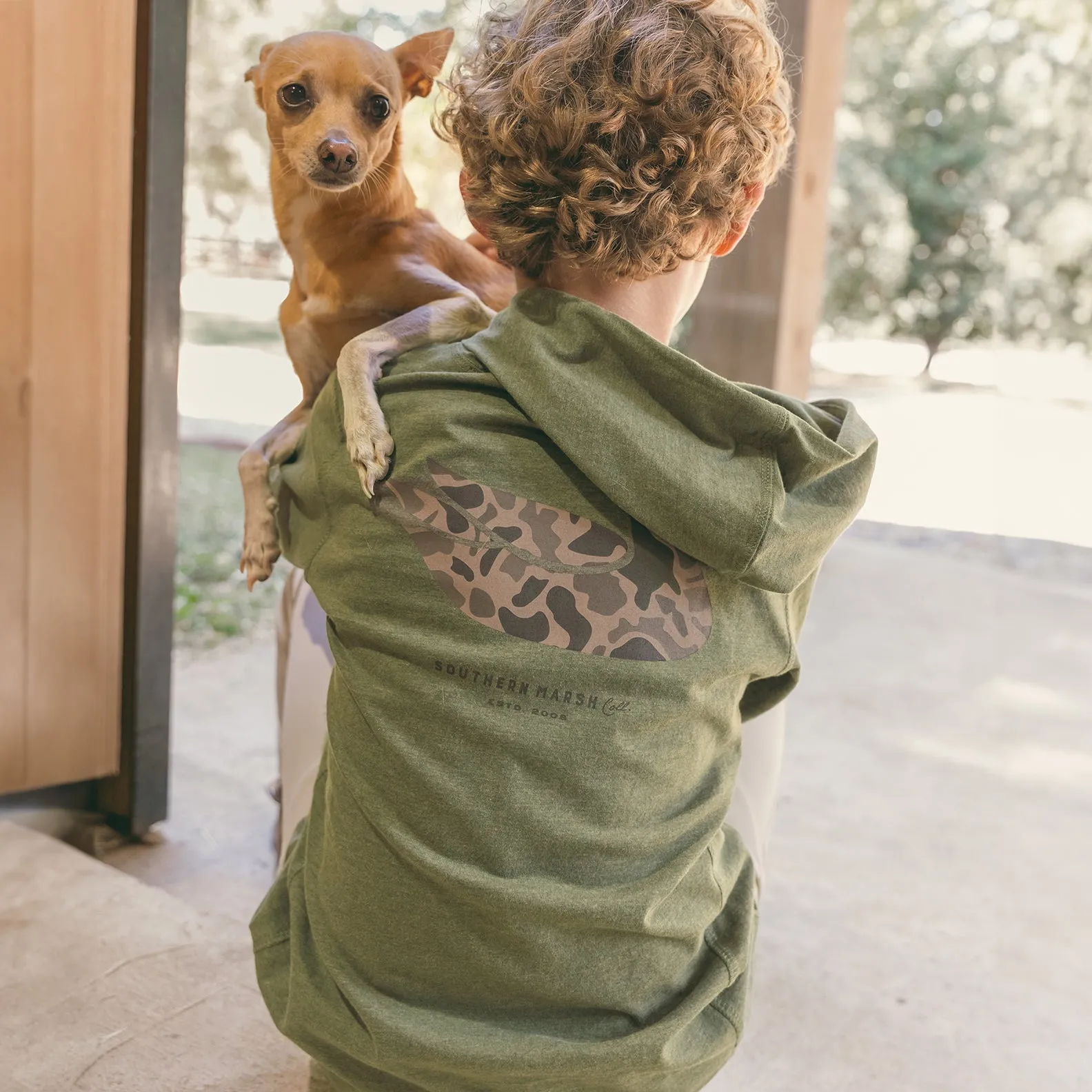 Youth Classic Hoodie Tee - Duck Originals - Camo