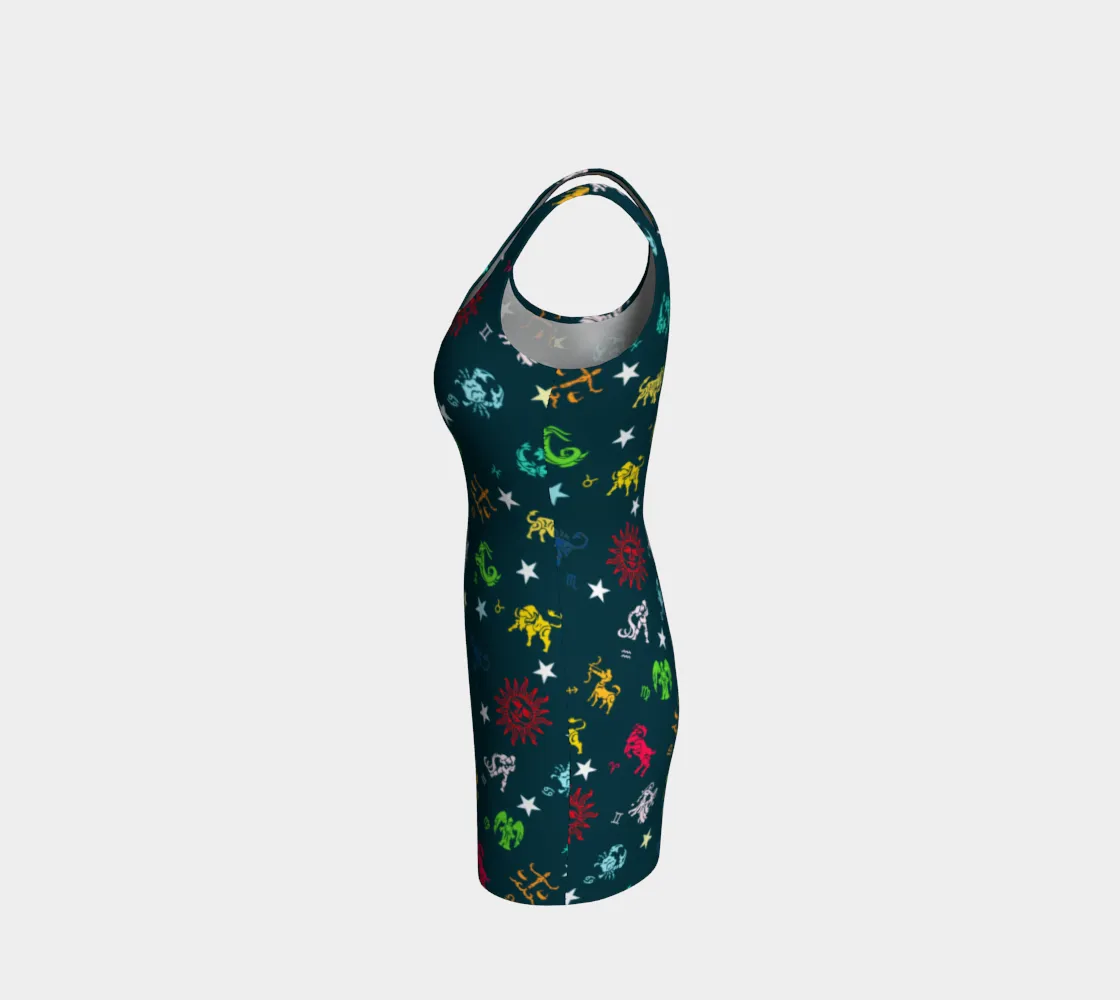 Zodiac Spring Bodycon Dress