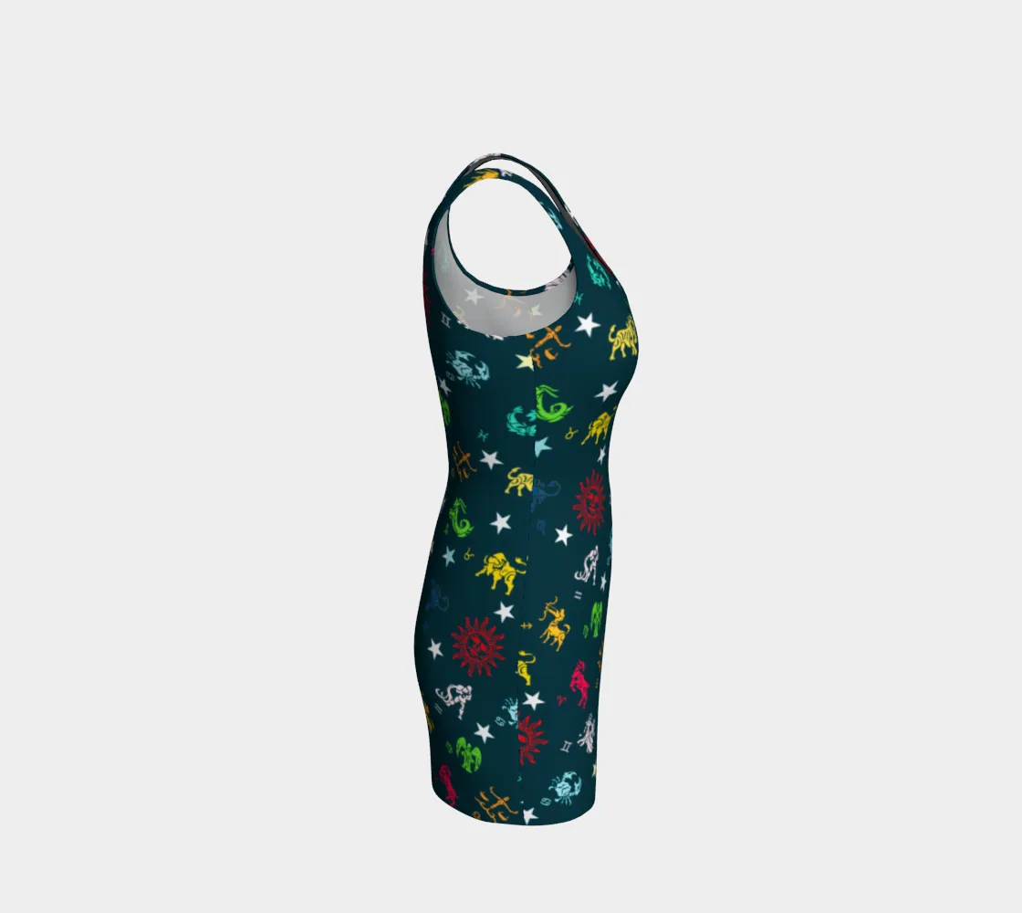 Zodiac Spring Bodycon Dress